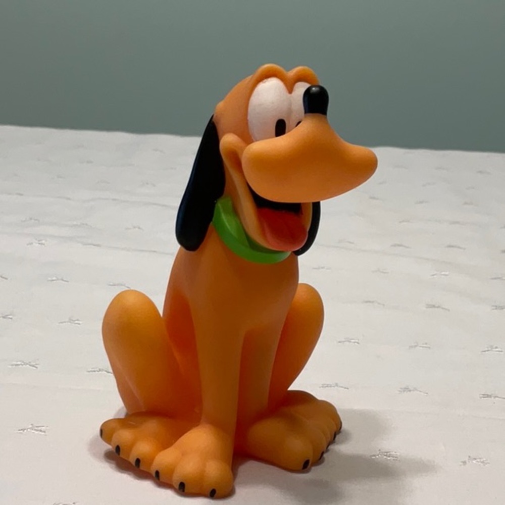 Disney Pluto Rubber/Plastic Bath Toy